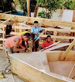 the carpenters at work